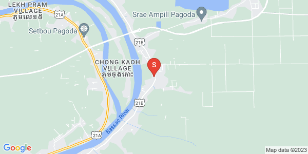Kampong Svay市, Kien Svay市, 干拉省地图