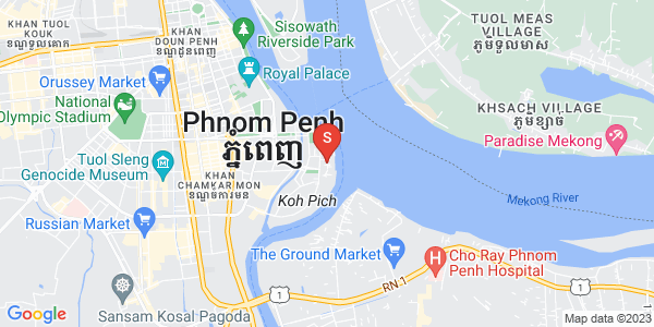 Карта Kohpich, Тонле Бассак, Чамкармон, Пномпень