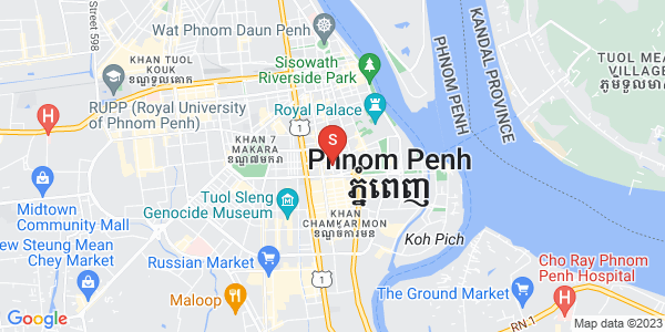 Mapa: Chakto Mukh, Daun Penh, Phnom Penh