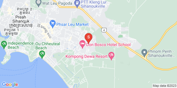 Mapa: beton beton, Sangkat Buon, Sihanoukville