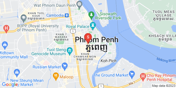 Map of Chakto Mukh, Daun Penh, Phnom Penh