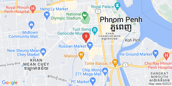 Mapa: BKK 3, Boeng Keng Kang, Phnom Penh