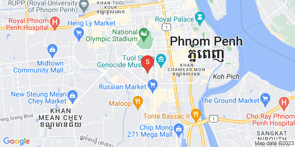 Map of BKK 3, Boeng Keng Kang, Phnom Penh