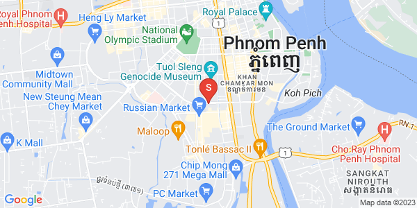 Mapa: BKK 1, Boeng Keng Kang, Phnom Penh