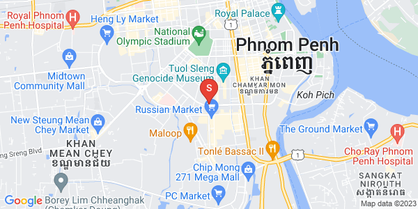 Map of BKK 3, Boeng Keng Kang, Phnom Penh