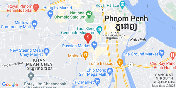 Carte de Toul Tum Poung 1, Chamkarmon, Phnom Penh