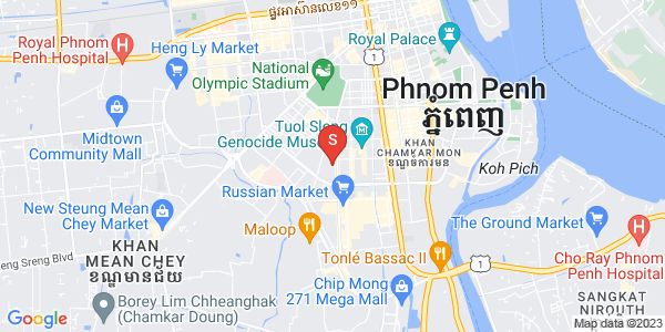 Map of Toul Tum Poung 1, Chamkarmon, Phnom Penh