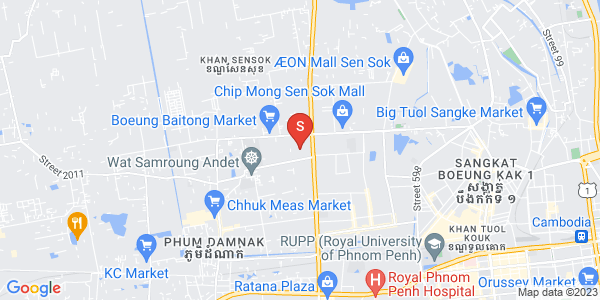 Carte de បេតុង, Kouk Khleang, Sen Sok, Phnom Penh