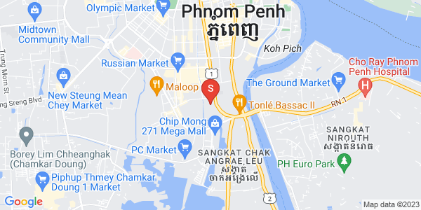 Mapa: Boeung Trabek, Chamkarmon, Phnom Penh