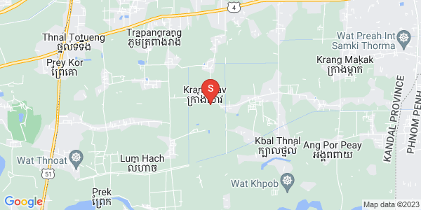 Map of Prey Puoch, Angk Snuol, Kandal