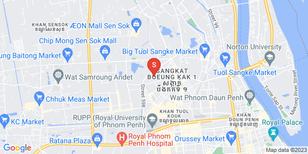 万谷湖1分区, 堆谷区, 金边地图
