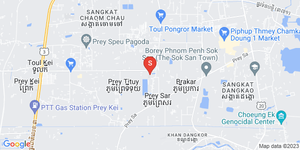 Map of Dangkao, Phnom Penh