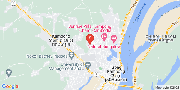 ភូមិបឹងកុក២, 万谷湖, 磅湛省地图