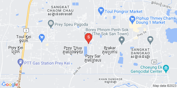 ផែនទី ពងទឹក, ដង្កោរ, ភ្នំពេញ