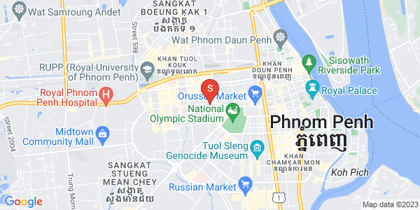 Carte de Tuol Sangkae 1, Russey Keo, Phnom Penh