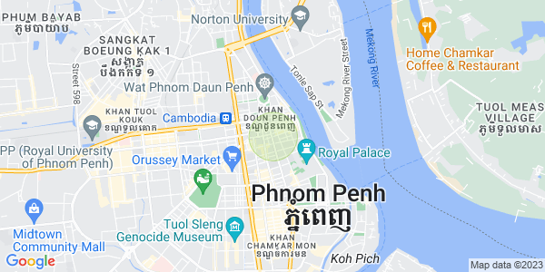 新街市3分区, 隆边区, 金边地图