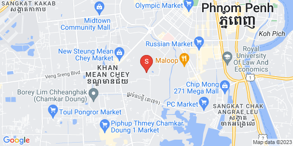 Boeung Tumpun分区, 棉芷区, 金边地图