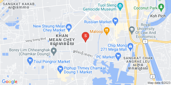 Map of Stueng Mean chey, Meanchey, Phnom Penh