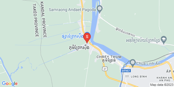 Mapa: 21, Sampov Poun, Kaoh Thum, Kandal