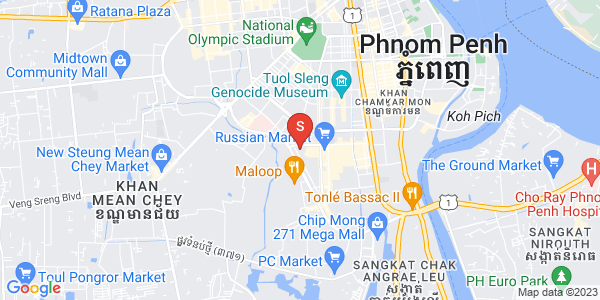 Map of Boeung Trabek, Chamkarmon, Phnom Penh