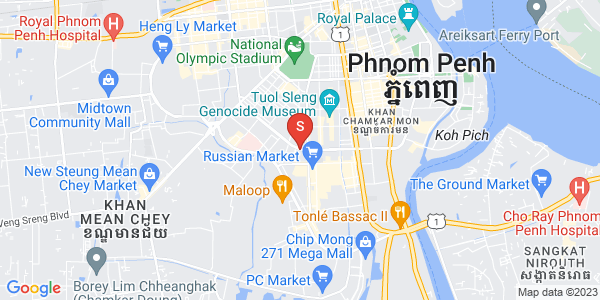 Map of Boeung Trabek, Chamkarmon, Phnom Penh