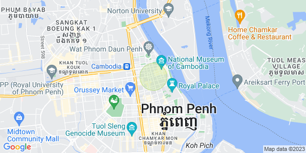 新街市3分区, 隆边区, 金边地图