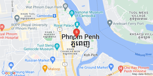 Mapa: Preah Arng Yukunthor 19, Chakto Mukh, Daun Penh, Phnom Penh