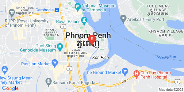백색하구역, 짬까몬, 프놈펜 지도
