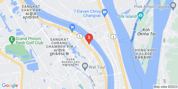 吐尔桑开1, 雷西郊区, 金边地图