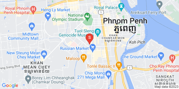 Mapa: BKK 2, Boeng Keng Kang, Phnom Penh