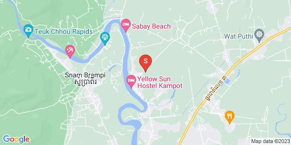 Map of Makprang, Tuek Chhou, Kampot