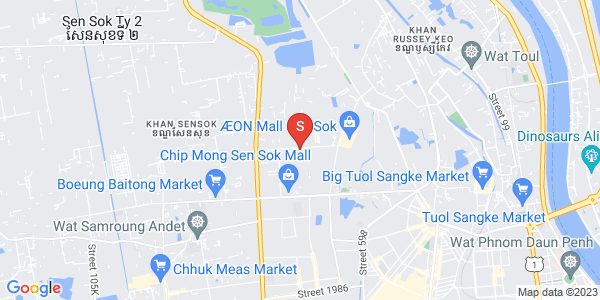 Carte de Phnom Penh Thmey, Sen Sok, Phnom Penh