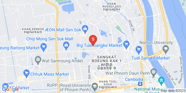 Map of blvd Angkor, Russey Keo, Phnom Penh