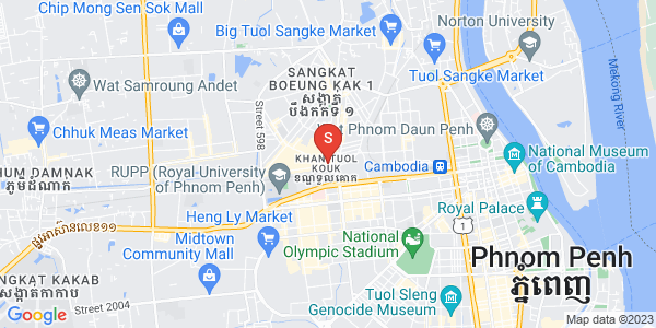Mapa: Boeung Kak 2, Toul Kork, Phnom Penh
