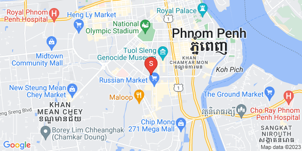 万谷湖1分区, 堆谷区, 金边地图