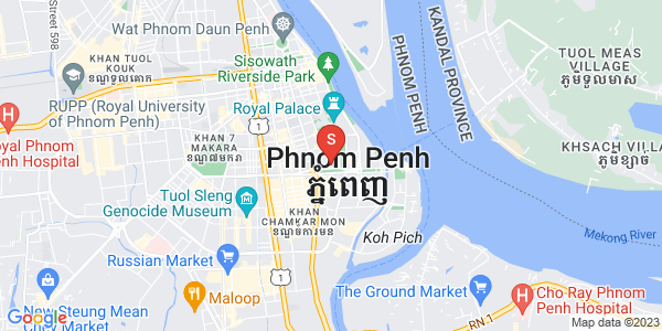 Карта Preah Arng Yukunthor 19, Чакто Мукх, Доун Пень, Пномпень
