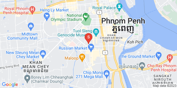 BKK 1, ボンケンコン, プノンペンの地図