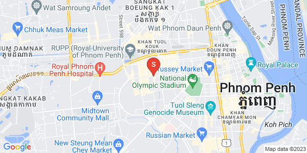 Map of Boeung Kak 2, Toul Kork, Phnom Penh