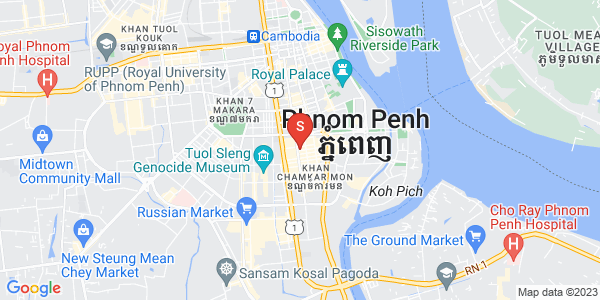 Mapa: BKK 1, Boeng Keng Kang, Phnom Penh
