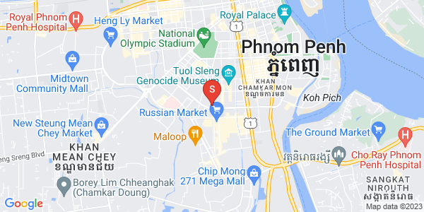 万谷湖1分区, 堆谷区, 金边地图
