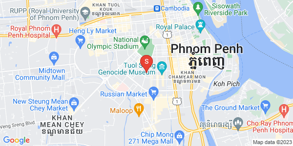 万景岗1分区（BKK1), 波哥堪, 金边地图