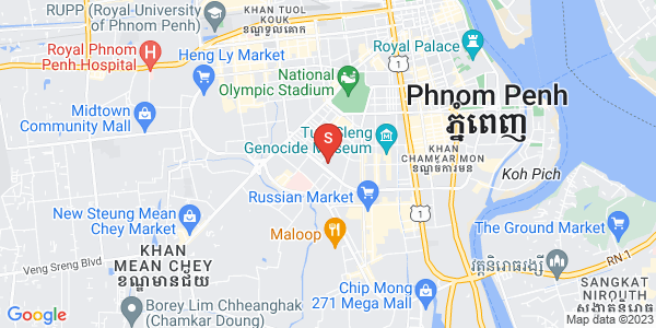 Mapa: BKK 3, Boeng Keng Kang, Phnom Penh