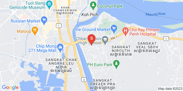 Mapa: Nirouth, Chbar Ampov, Phnom Penh