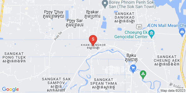 Mapa: Dangkao, Phnom Penh