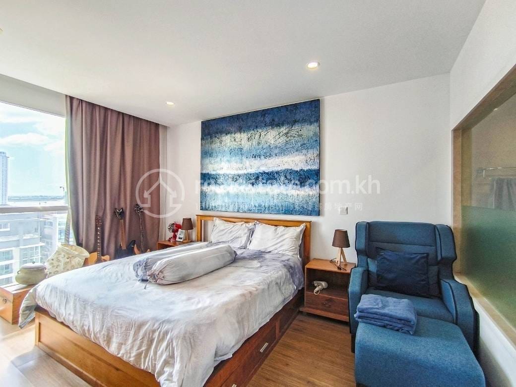Condo K pronájmu in Tonle Bassac, Chamkarmon, Phnom Penh