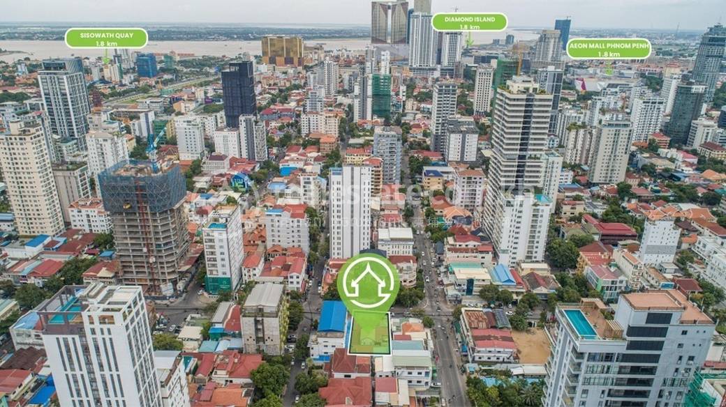 Земля Для Продажи in Boeng Keng Kang $3