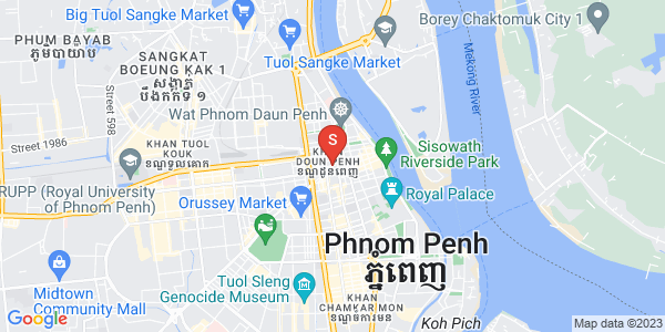 Map of Phsar Thmei I, Daun Penh, Phnom Penh