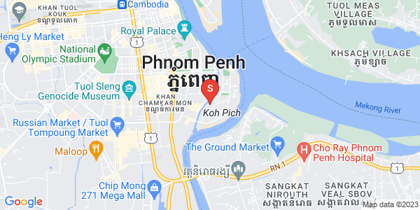 ផែនទី ទន្លេបាសាក់, ចំការមន, ភ្នំពេញ
