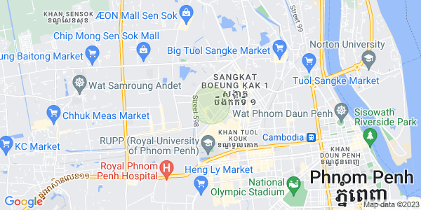 แผนที่ Granferte Phnom Penh