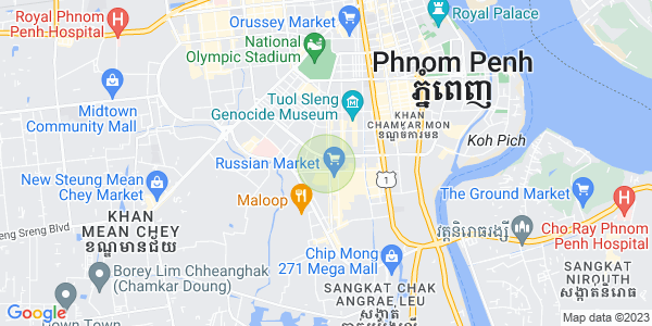 朱德奔1分区, 占卡蒙, 金边地图